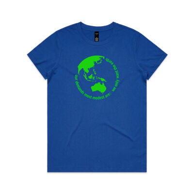We Only Want the Earth (Fitted T-shirt) Thumbnail